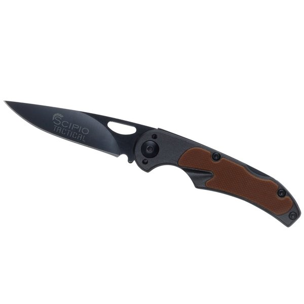 Scipio Tan Lockback Pocket Knife 2.75-Inch Blade Everyday Carry Folding Knife ST062T